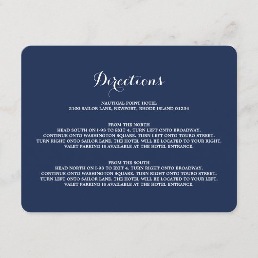 航海の|方向エンクロージャカード エンクロージャーカード (正面)