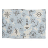 航海の 枕カバー (裏面-左)