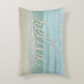 航海の「海にリラックスの」ロープ語 アクセントクッション (正面(垂直))