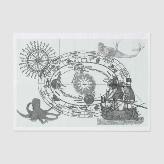 航海の 薄葉紙 (正面)