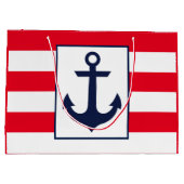 航海の |赤 ラージペーパーバッグ (裏面)