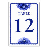 航海のs結婚青フローラ水彩紫陽花 テーブルナンバー (裏面)