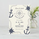 航海のSave the Dateのお知らせ 招待状 (スタンド正面)