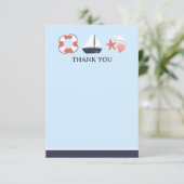 航海のThank Youフラットカード サンキューカード (スタンド正面)