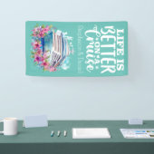 航海は命が好い 横断幕 (トレードショー)