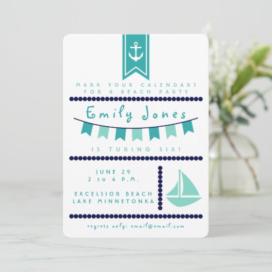 航海への招待 招待状 (スタンド正面)