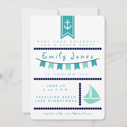 航海への招待 招待状 (正面)