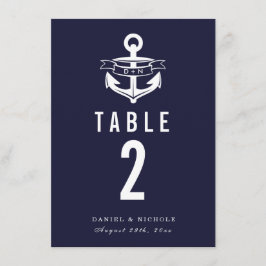 航海をテーマにしたテーブルナンバー | 結婚式 招待状