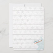 航海をテーマにしたビーチウェディング | Save the Date セーブザデート (裏面)