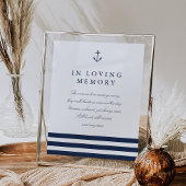 航海アンカー結婚記念看板 ポスター