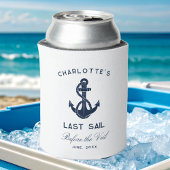 航海アンカー ラスト セイル ビフォア ヴェイル ブライズメイドパーティー 缶クーラー