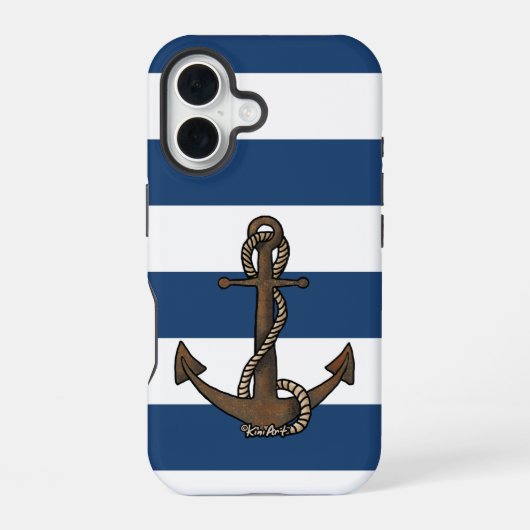 航海イラスト iPhone 16ケース (裏面)