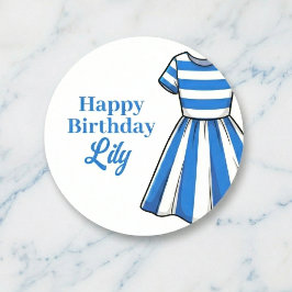 航海カバナセーラー誕生日 ラウンドシール