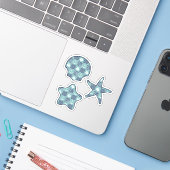 航海キルト コンターデカール シール (ノートパソコンとiPhone)
