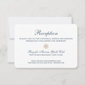 航海クラシックコンパス ローズ | 結婚式の披露宴 招待状 (正面)