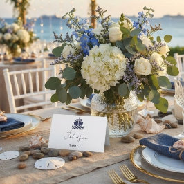航海クルーズボートの結婚式 プレイスカード
