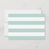 航海スターフィッシュ結婚式の受付カード 招待状 (裏面)