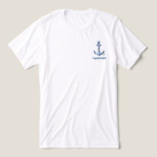 航海ストライプ アンカー 誕生日 トライブレンドTシャツ