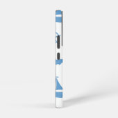 航海パターンモノグラム  SAMSUNG GALAXYケース (右側面)
