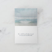 航海ビーチ水彩ウェディングシャワーお礼 サンキューカード (内部)