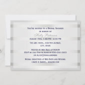 航海ブルーアンカーシルバーウェイトBG H ブライダルシャワー 招待状 (裏面)