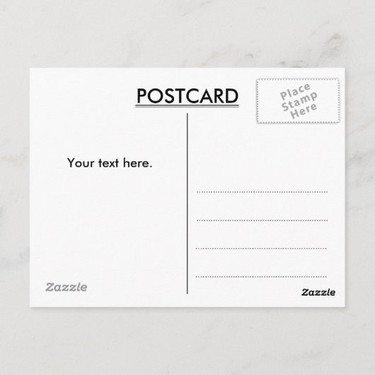 航海ベイビーシャワーのお礼ポストカード ポストカード (裏面)