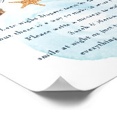 航海ベビーシャワー「深夜のおむつ交換」サイン ポスター (角)