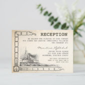 航海ヴィンテージ船の受付カード エンクロージャーカード (スタンド正面)