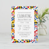 航海信号旗生日2 招待状 (スタンド正面)