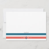 航海写真招待状 招待状 (裏面)