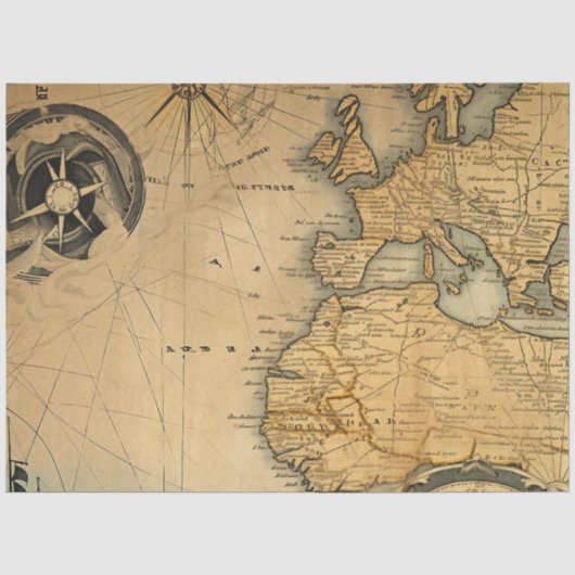 航海地図シリーズデザイン6 薄葉紙 (正面)
