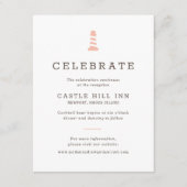 航海士の灯台ウェディング挿入カード エンクロージャーカード (正面)