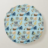 航海士の独身パーティー ラウンドクッション (裏面)