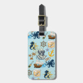 航海士の独身最後のパーティー ラゲッジタグ (正面縦)