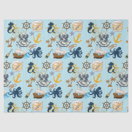 航海士の独身最後のパーティー 薄葉紙 (正面)