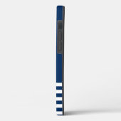 航海士の精神 アンカー、ネイビーブルー Case-Mate iPhoneケース (裏面 / 左)