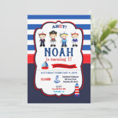 航海少年招待会の招待状 招待状 (スタンド正面)