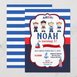 航海少年招待状セット 招待状
