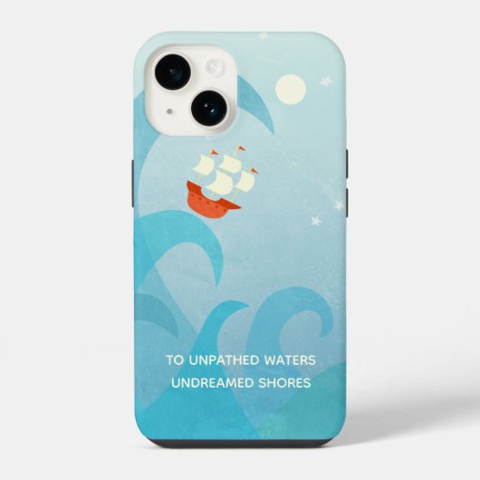 航海帆船の引用 - Case-Mate iPhoneケース iPhone 14ケース (裏面)