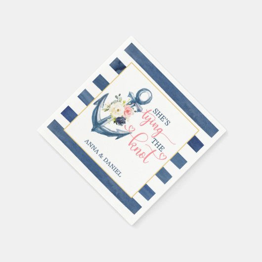 航海彼女は結婚する ブライダルシャワーナプキン スタンダードカクテルナプキン (角)