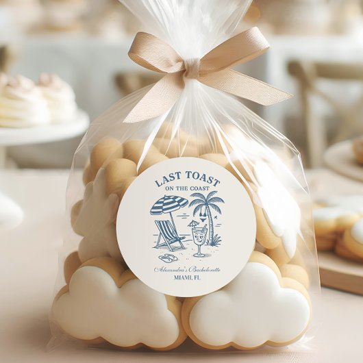 航海最後の乾杯!花嫁の最後の船上パーティー ラウンドシール