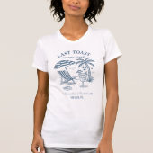 航海最後の乾杯!花嫁の最後の船上パーティー Tシャツ (正面)