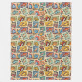 航海漁師スタイル フリースブランケット (正面)