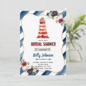 航海灯台の誕生日シャワー招待状 招待状 (スタンド正面)