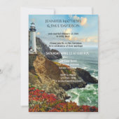 航海灯台ウェディング後招待状 招待状 (正面)