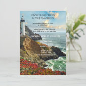 航海灯台ウェディング後招待状 招待状 (スタンド正面)