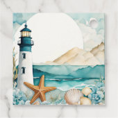 航海灯台 ブライダルシャワー フェイバータグ (裏面)