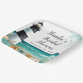 航海灯台 ブライダルシャワー ペーパープレート (傾斜あり)