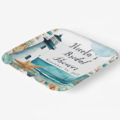 航海灯台 ブライダルシャワー ペーパープレート (傾斜あり)