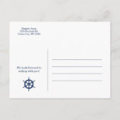 航海生活セーバー・ザ・デートカード 案内ポストカード (裏面)